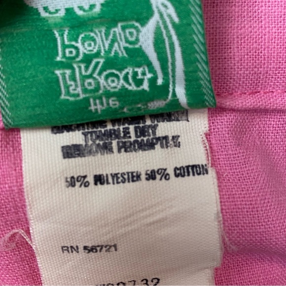 Vintage 70s wrap Skirt appliqué Sz Small Pink Shells Beach The Frog Pond - Picture 6 of 7